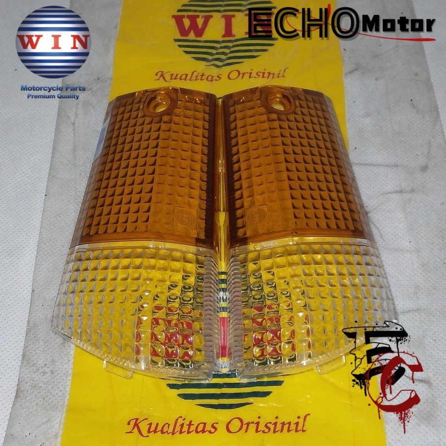 Mika Lampu Sen Depan Astrea Prima 1989 1990 1991 WIN | kaca riting sein depan kanan kiri motor honda