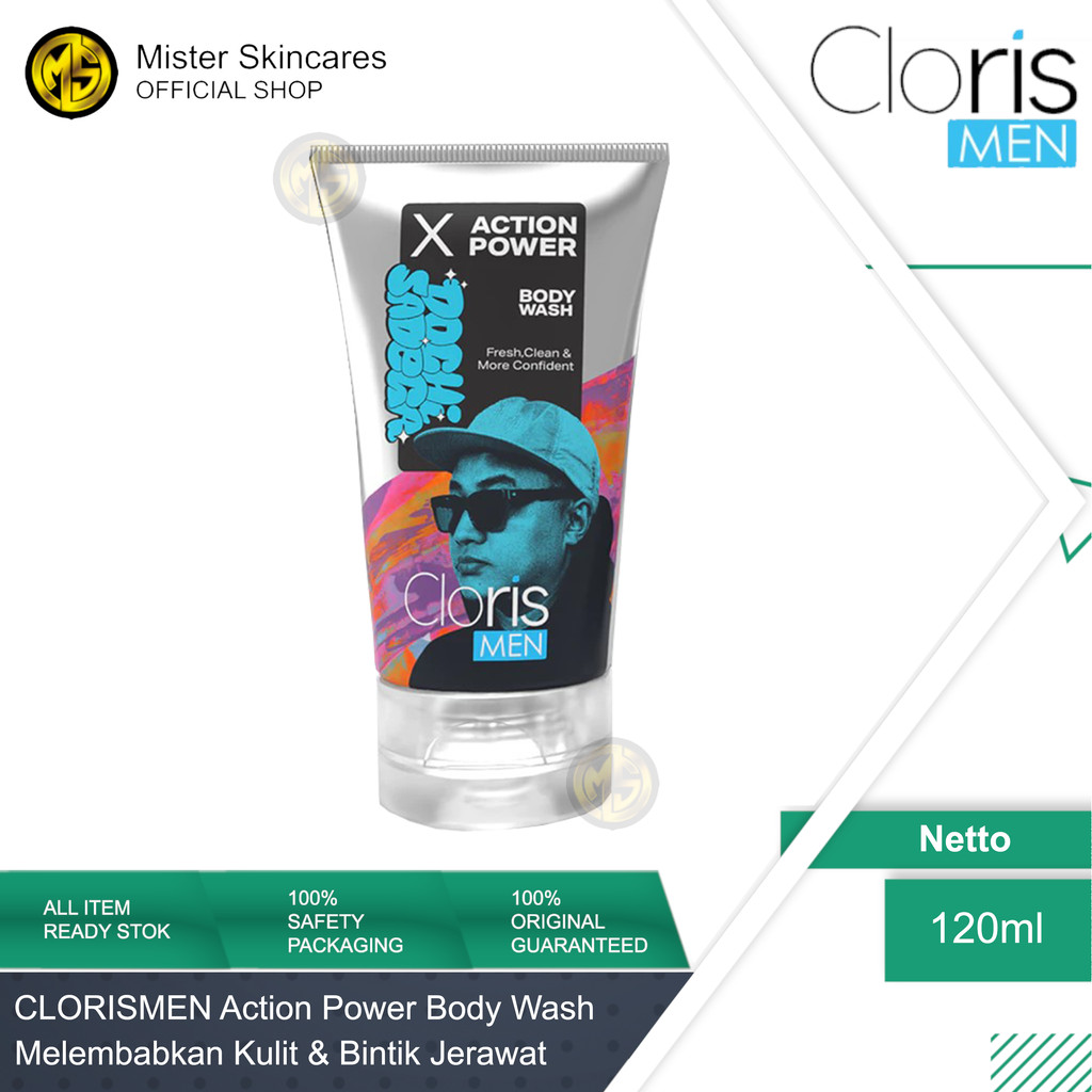 Clorismen x Dochi Sadega Action Power Body Wash - Membersihkan Melembabkan  Mencerahkan Kulit