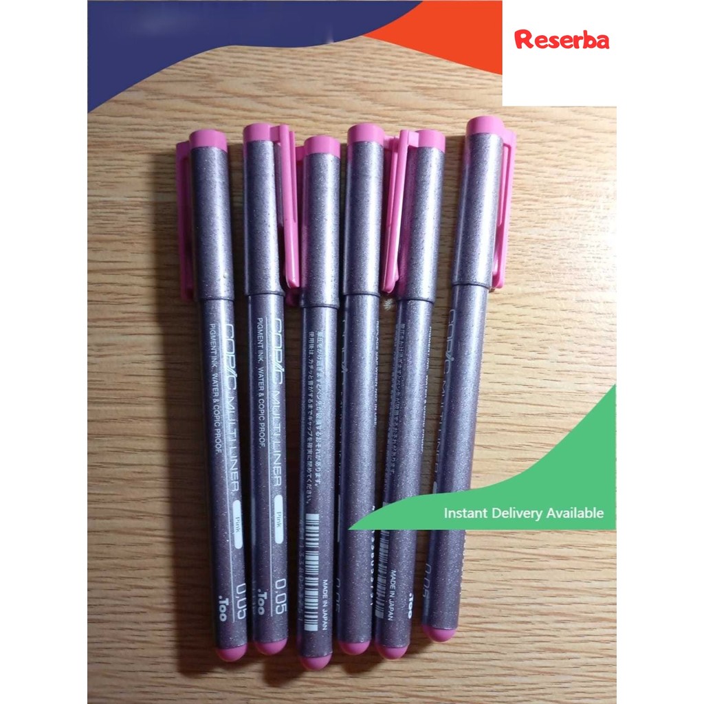 

COPIC Multiliner Color Pink Satuan Drawing Pen ( Cleareance Sale)