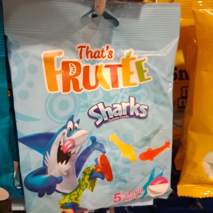 

Thats Fruitee Sharks Gummy Candy 80 gr