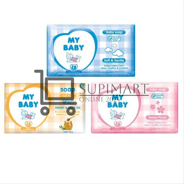 MY BABY Sabun Batang 60gr / My Baby Soap 60gr / Sabun My Baby
