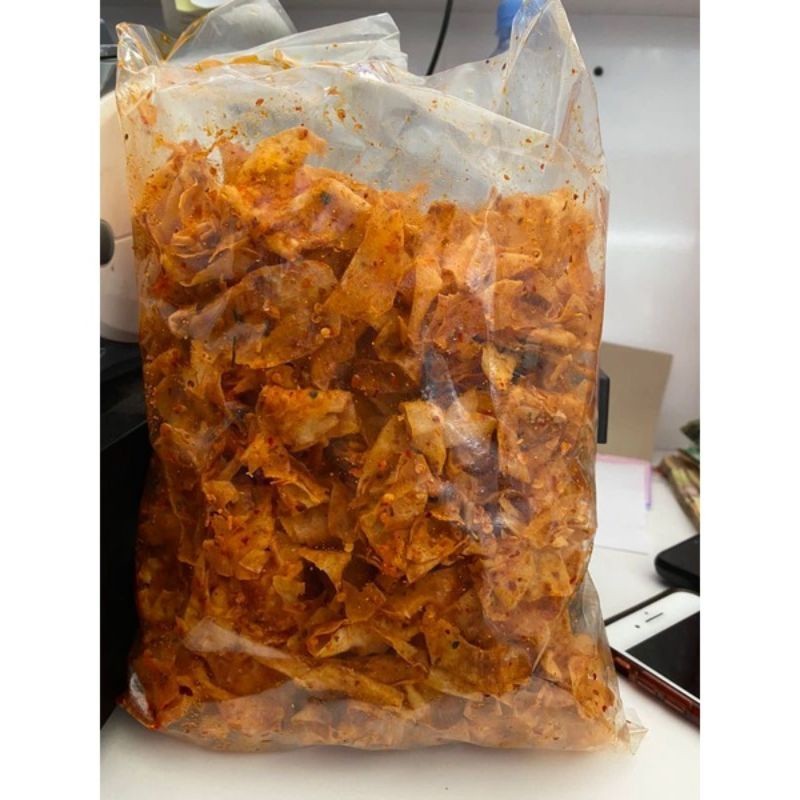 

kripset kripik singkong pedas 100grm READY