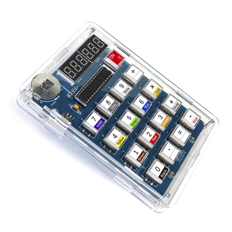 

Educational 51 MCU Digital Calculator Constructions with Detailed Assembly Guide for Practice