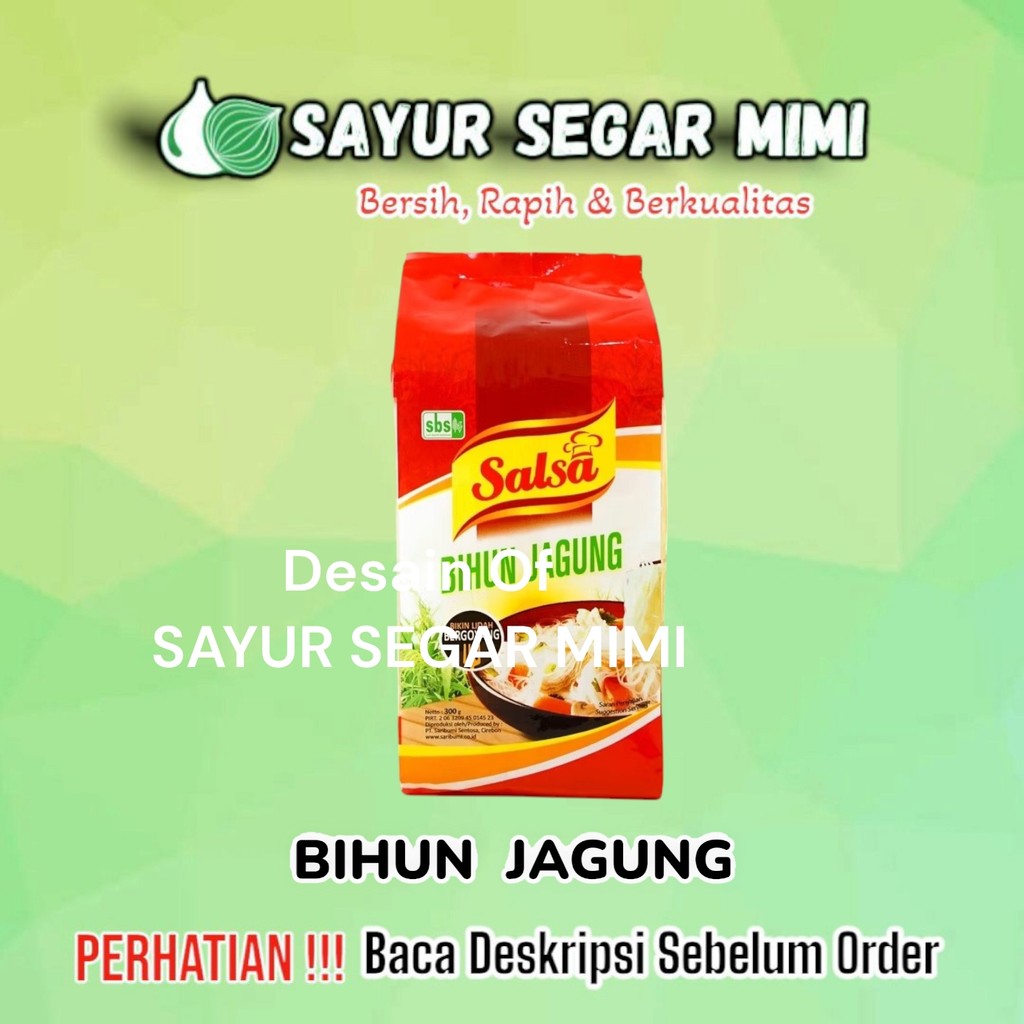 

BIHUN SALSA 5 KEPING / 300 gr - Sayur Segar Mimi