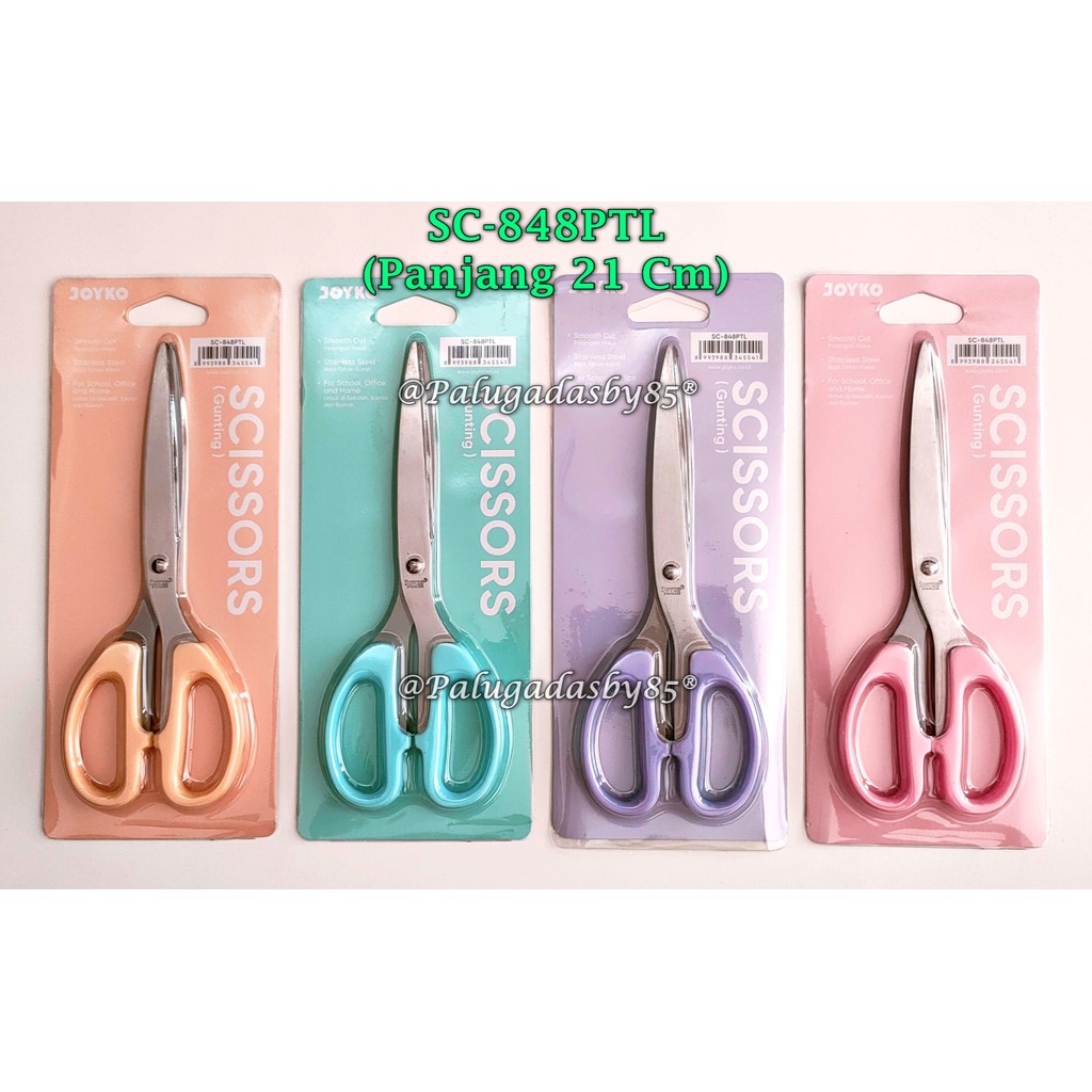 

(1 Biji) GABUNGAN Gunting JOYKO SC-848PTL SC-838PTL SC-828PTL Pastel / Gunting Scissors Joyko Pastel