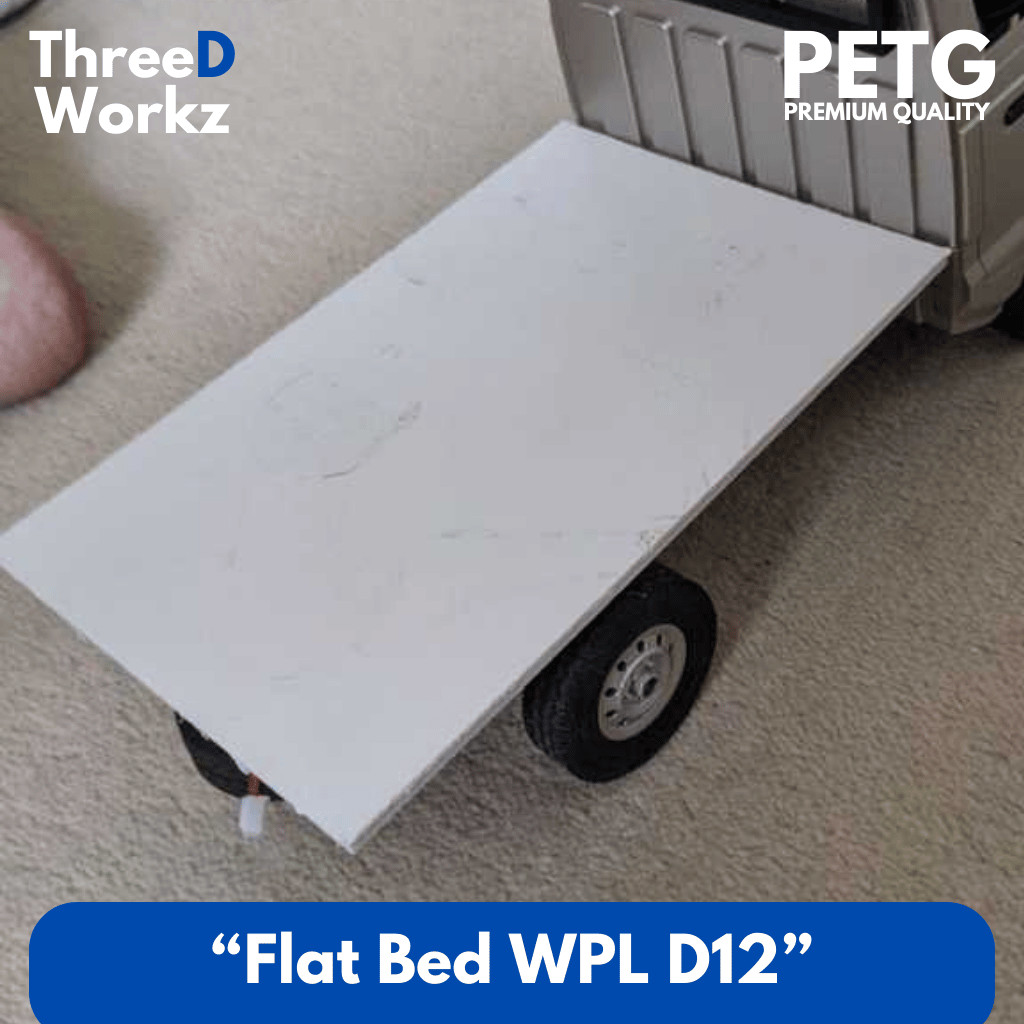FLAT BED/FLAT BAK/BAK RATA UNTUK RC WPL D12 1:10