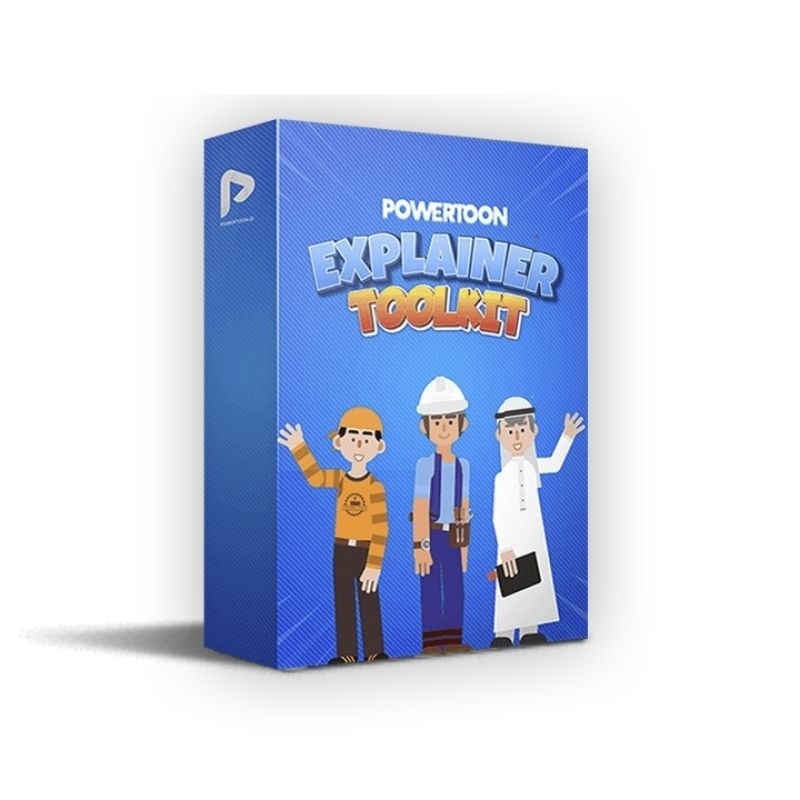 POWERTOON EXPLAINER TOOLKIT - Buat Video Animasi dengan Penjelasan Mudah & Materi Desain Template PP