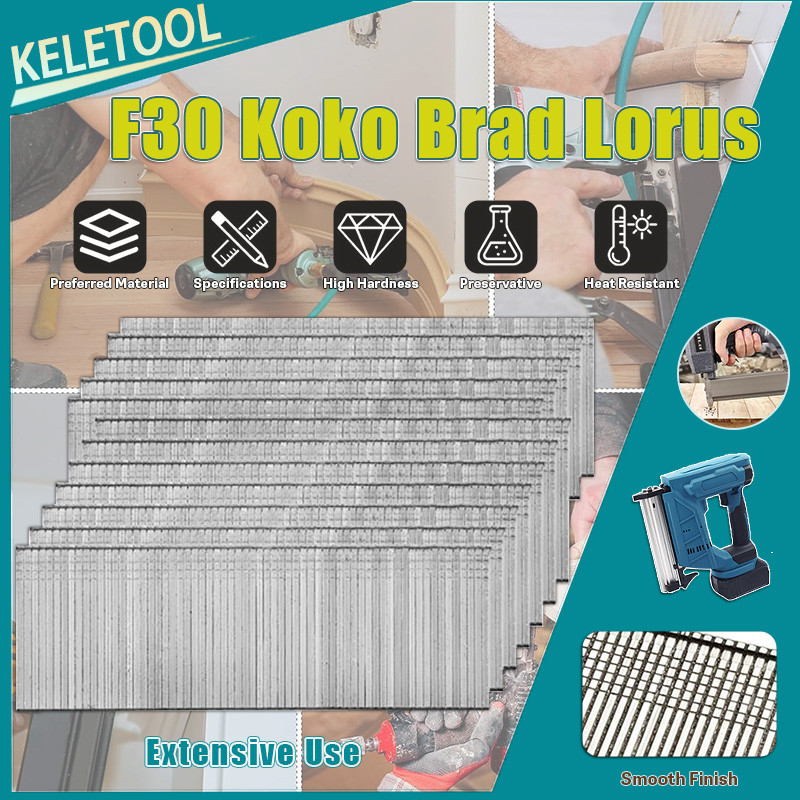 

Isi Paku Tembak pistol paku brad listrik nirkabel Air Nailer F30 Refil Refill Isi Nailer