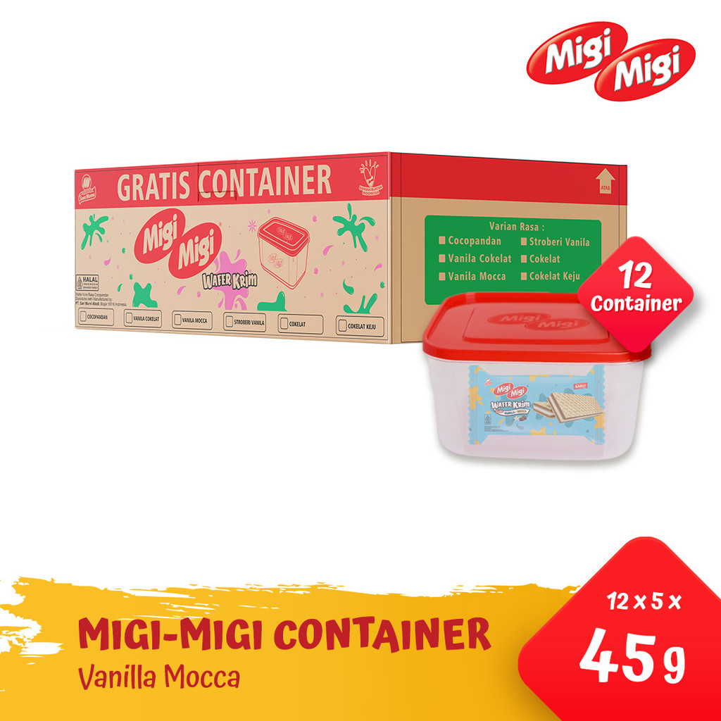 

MIGI MIGI CONTAINER 12x5 - VANILA MOCCA [1 karton @ 12 container]