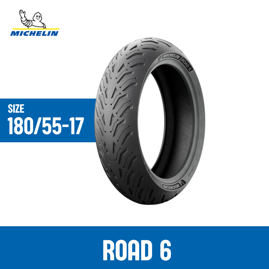 Ban Motor Michelin ROAD 6 180-55  R17 - Ban Motor Tubles