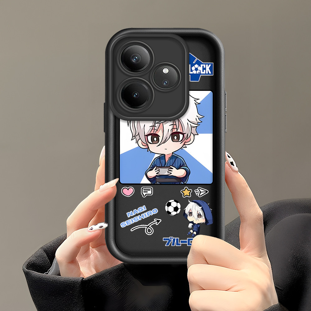 Blue Lock  Realme GT 6 5G Untuk Hp Casing Phone Case Softcase Kesing Anime Football 4624 Cassing Sil