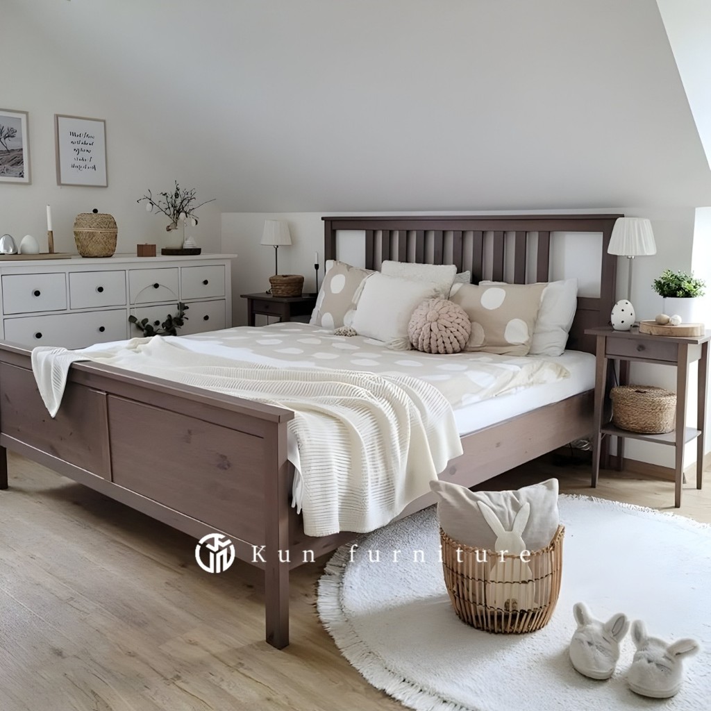 kamar set jati, tempat tidur minimalis jati,dipan minimalis modern | Kun furniture
