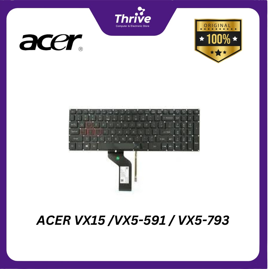 Keyboard Laptop ACER VX15 /VX5-591 / VX5-793