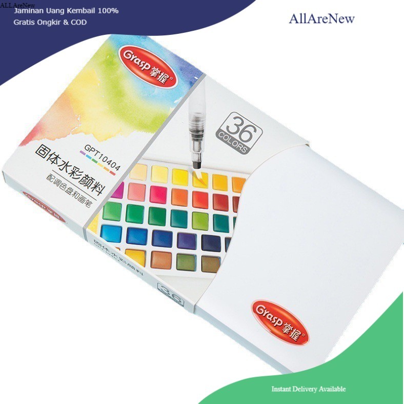 

[AllAreNew] GRASP Solid Watercolor Set Pen / Cat Air Padat / Brush Pen / Cat Air / Doodle Painting