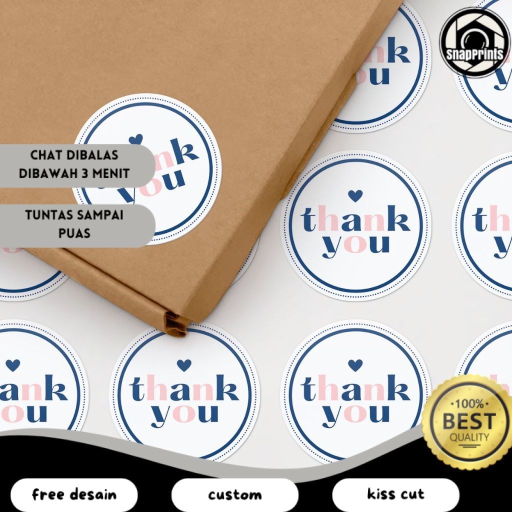 

SP SBV 8-15 Print Stiker Vinyl Atau Transparan Cetak Sticker Bulat Label Makanan Minuman