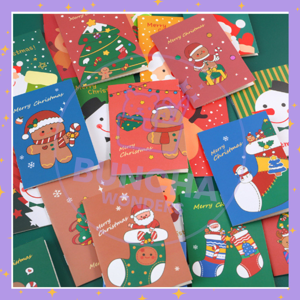 

BW PROMO COD - Buku / Notebook Mini A7 Motif Natal Christmas Lucu Warna
