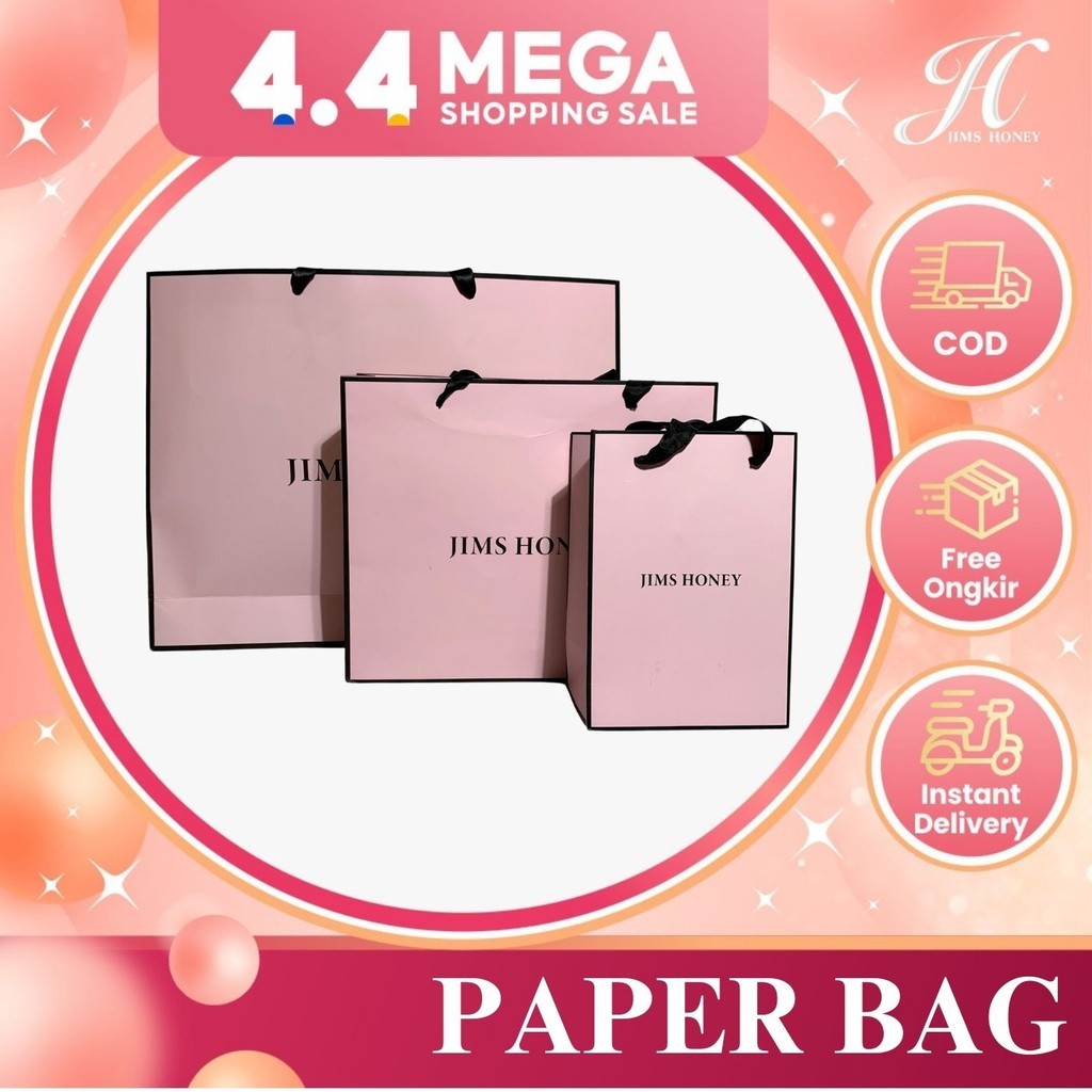 

PAPER BAG PACKAGING BOX DOMPET JIMS HONEY Tas Belanja Shopping Bag Go Green Murah Kuat Tas Kertas Terbaru