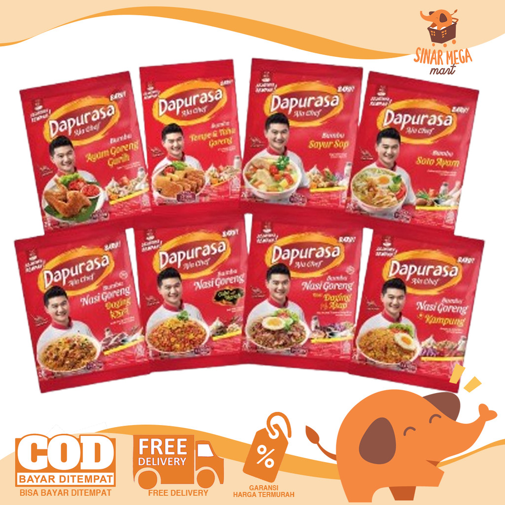 

DAPURASA Bumbu Instant Ala Chef 20gr SATUAN SACHET - Bumbu Nasi Goreng Murah