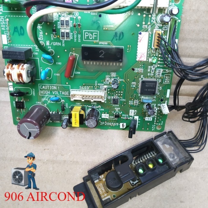 SPAREPART modul pcb indoor ac daikin inverter 1/2pk ftkc15