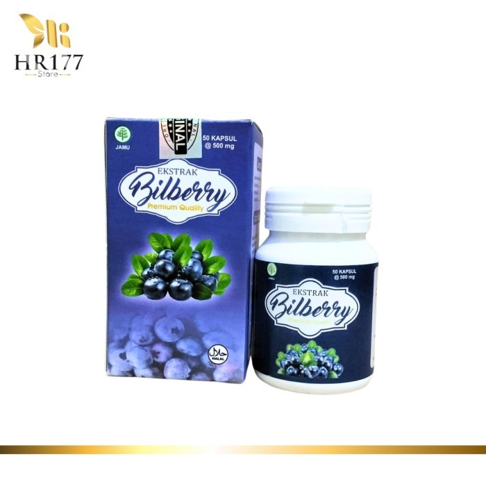 

TERLARIS Herbal Kapsul Ekstrak Bilberry Sehat Mata Premium Quality 50 Kapsul