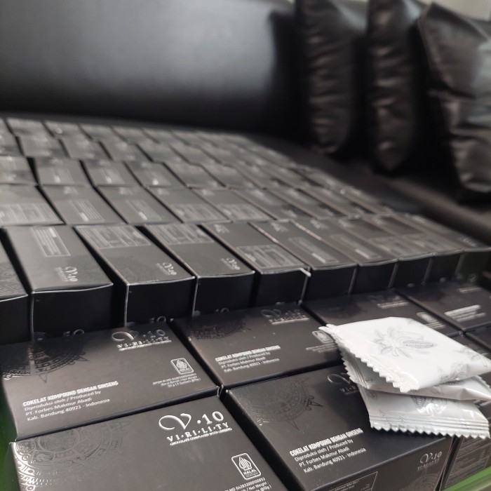 

Coklat Virility V10 isi 1 Box 5 bungkus