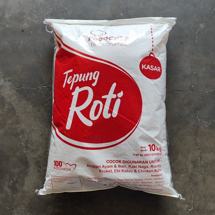 

Breadcrumbs Foodchef Tepung Roti Kualitas Super 10 Kg Mix - Kasar