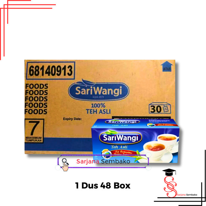 

SariWangi Teh Celup Asli - 1 Dus 48 Box