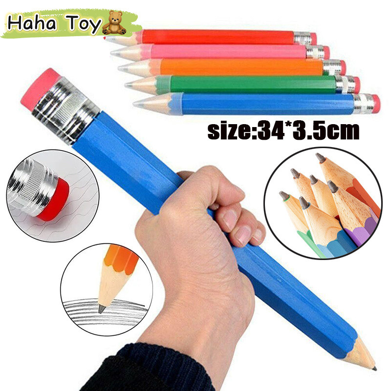 

33 CM Pensil Jumbo Besar Mainan Pencil Pensil Jumbo Hiasan Photo Kado