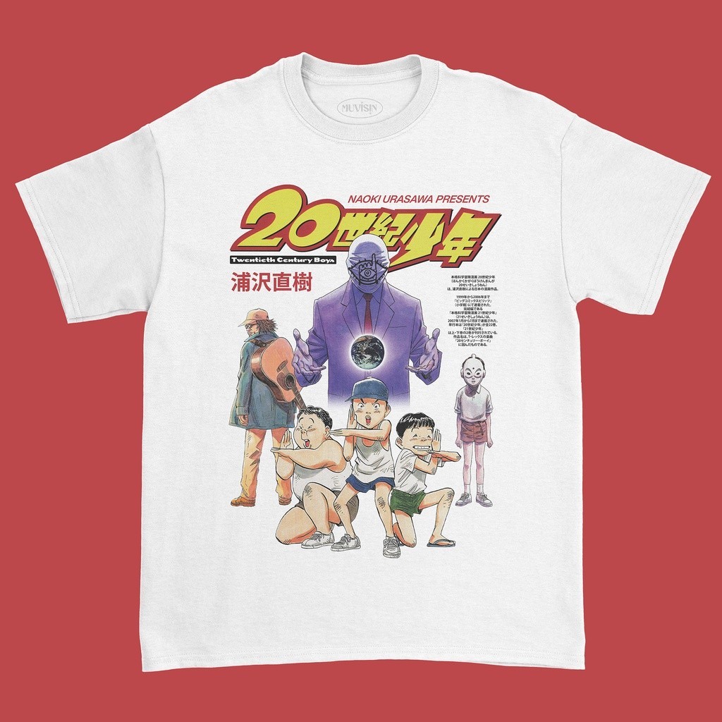 Kaos 20th Century Boys Manga Twentieth Century Boys Cotton 20s