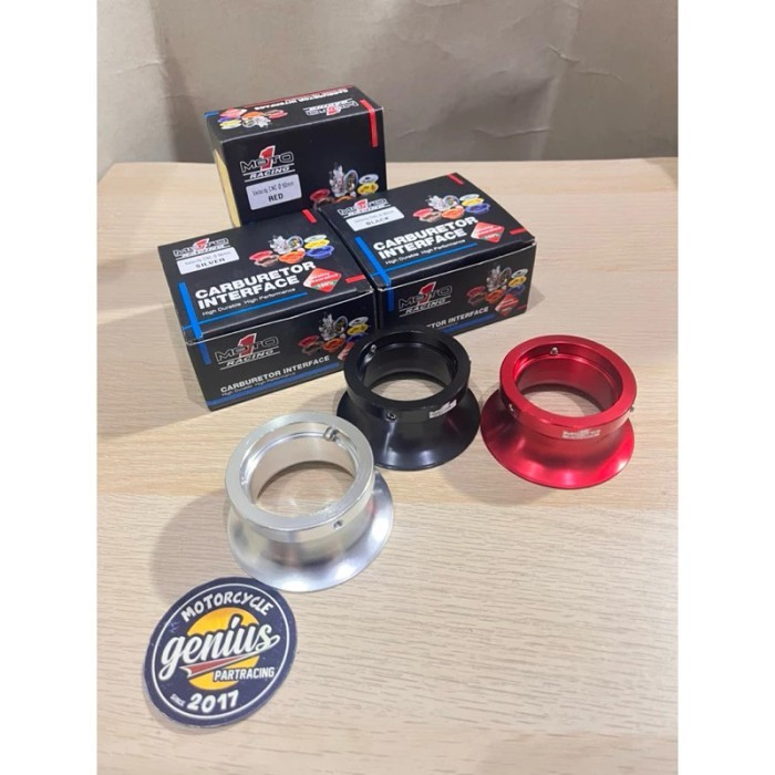 VELOCITY CORONG UDARA KARBURATOR PE 28 - PWL 28 - PWK 28 MOTO 1 RACING - Black Series
