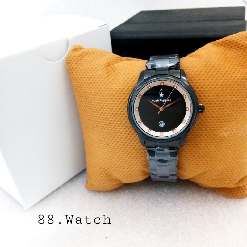 JAM TANGAN WANITA HUSH PUPPIES HIGH QUALITY + FREE BATERAI ORIGINAL