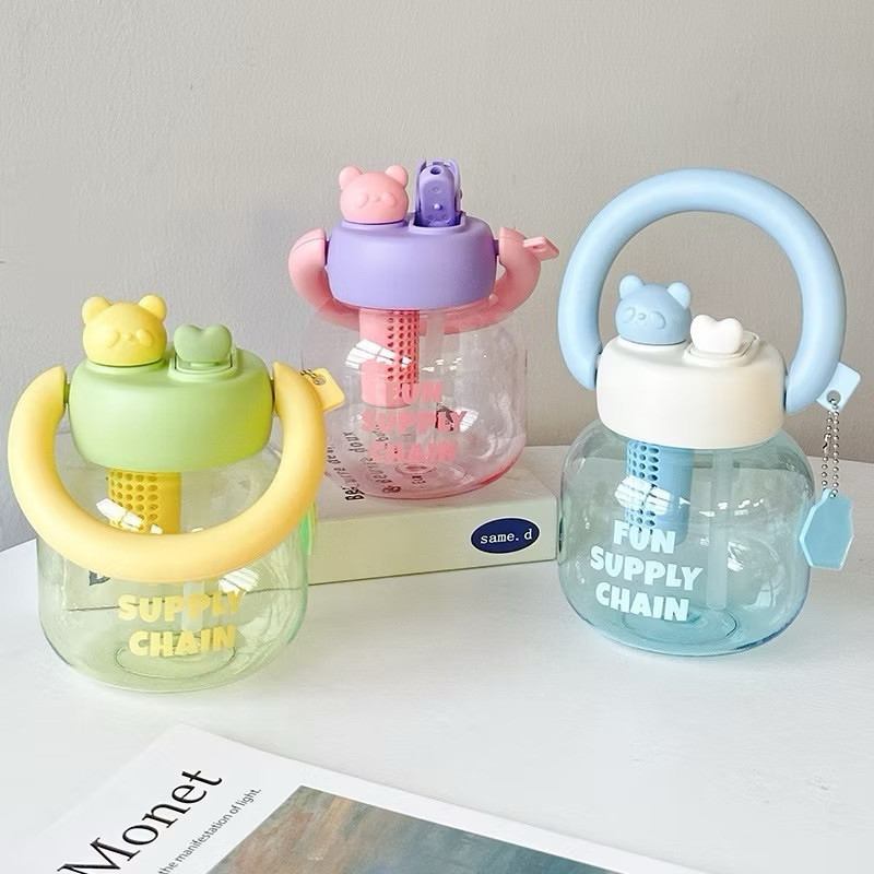 YIN39-5062 BOTOL MINUM ANAK SNAGER 2 SISI 800ML FREE STIKER 2D+3D / BOTOL MINUM VIRAL / BOTOL MINUM 