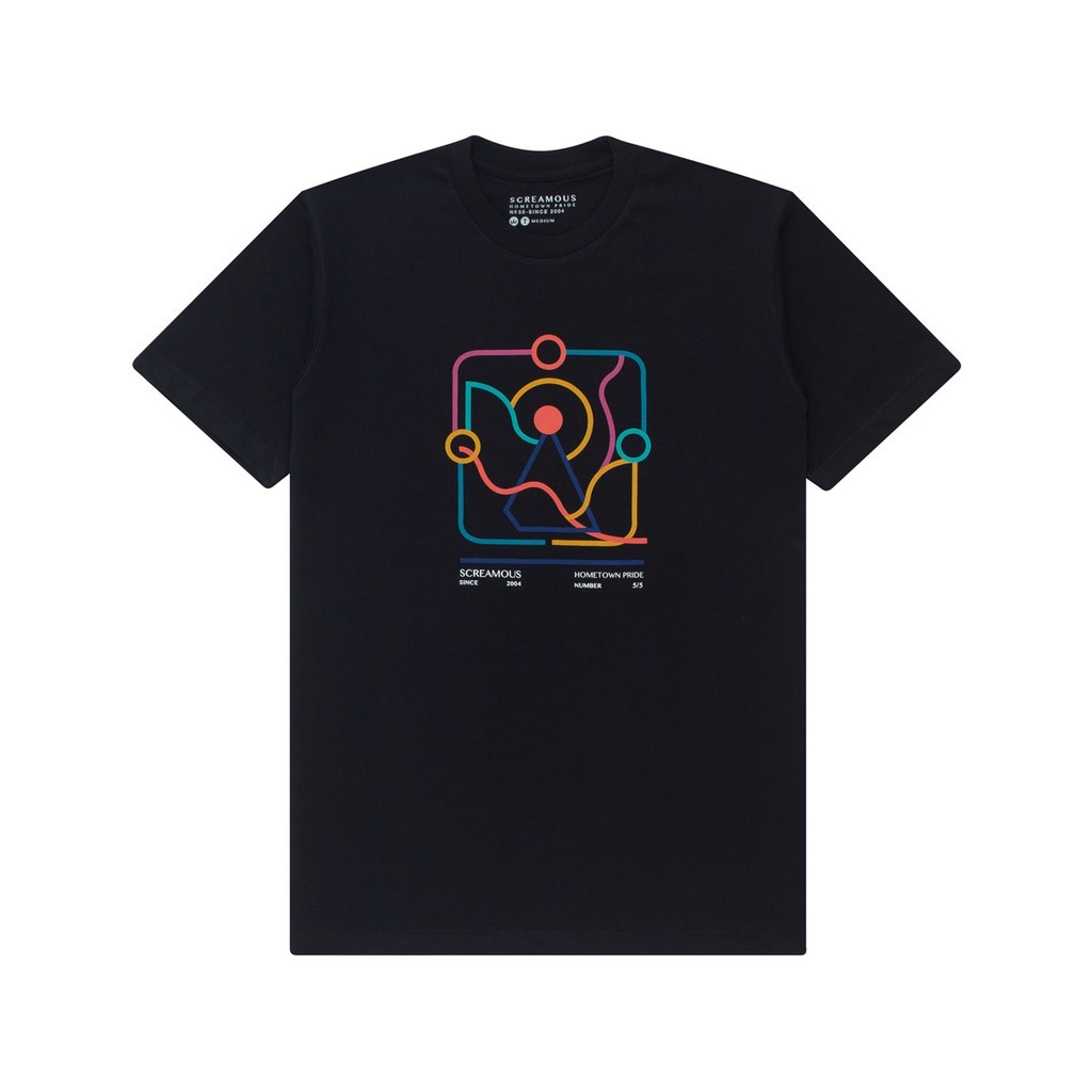 Screamous T-Shirt SCREAMOUS SUN BLACK