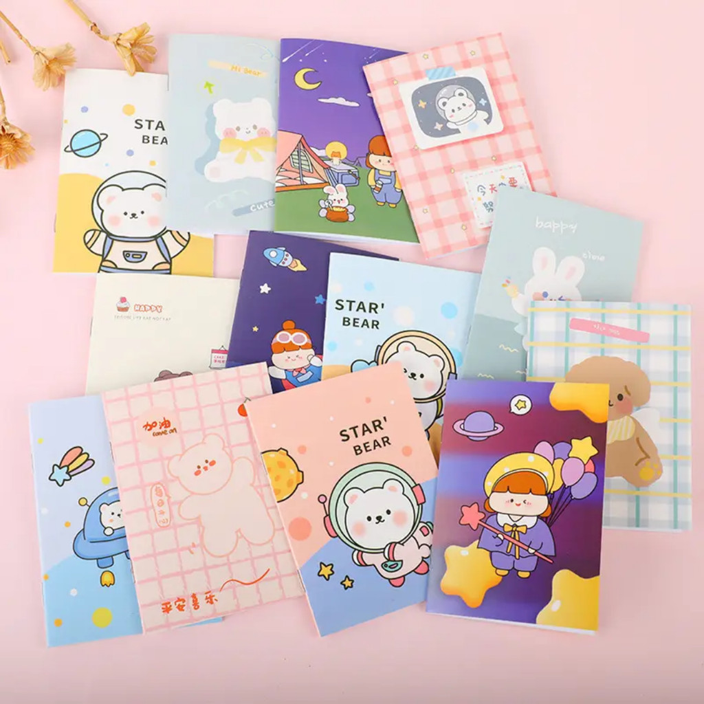 

BUKU TULIS MINI BUKU MOTIF KARTUN NOTEBOOK MINI NOTE BOOK KECIL CARTOON BUKU CATATAN MEMO PAD ALAT TULIS NOTES PERALATAN SEKOLAH PERLENGKAPAN ALAT TULIS ANAK KOLEKSI MURID LUCU GEMAS