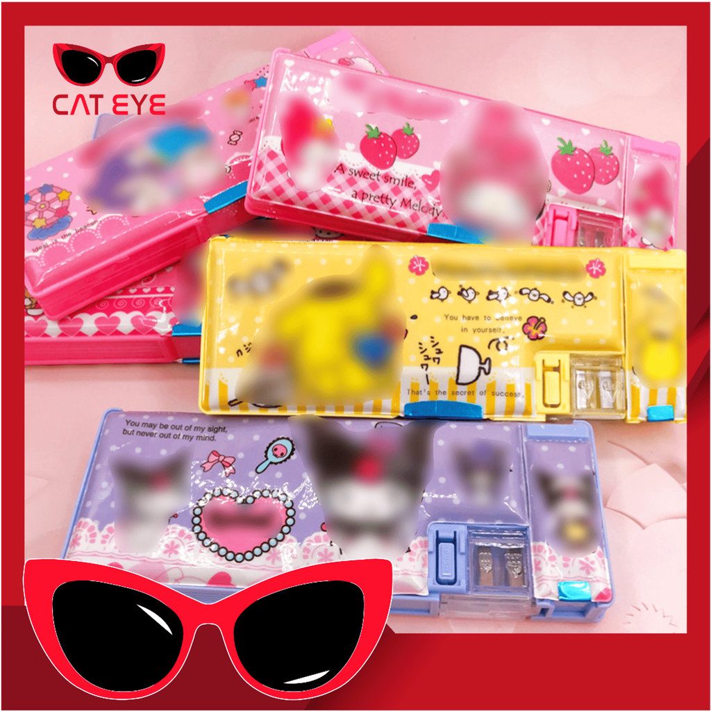 

PROMO - S5984 Kotak Pensil / Kotak Pensil Magnet 2 Sekat / Kotak Pensil Anak Dilengkapi Rautan / Kotak Pensil Lucu