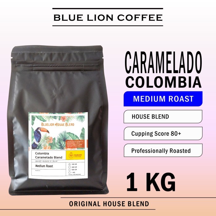 

Blue Lion Coffee Colombia Caramelado Blend 1 kg Kopi - BIJI