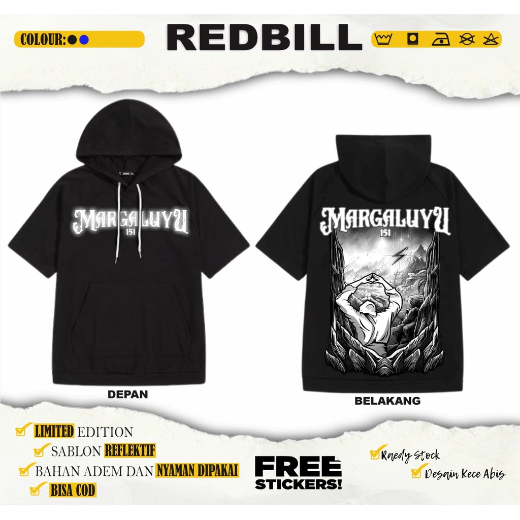 TS Hoodie Reflektif Margaluyu 151 Desain Terbaru By Redbil