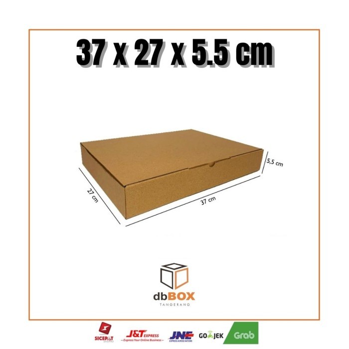 

Kardus 37x27x5.5 cm | Box Die Cut dan Easy Usage | Box Donat isi 12 | Kardus Murah