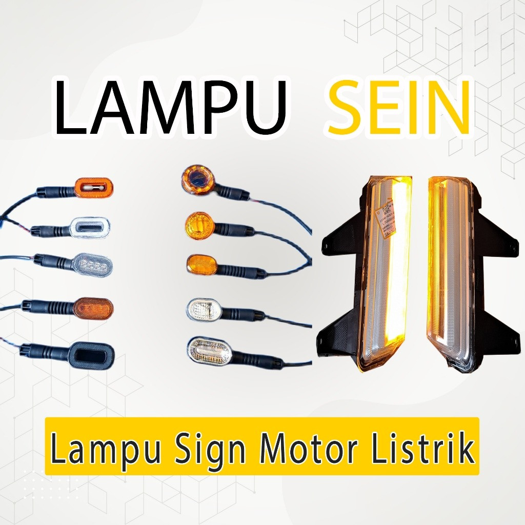Lampu Sein Motor Listrik