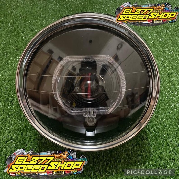 New Lampu Daymaker Projie Biled LED Set Batok lampu Tiger Revo