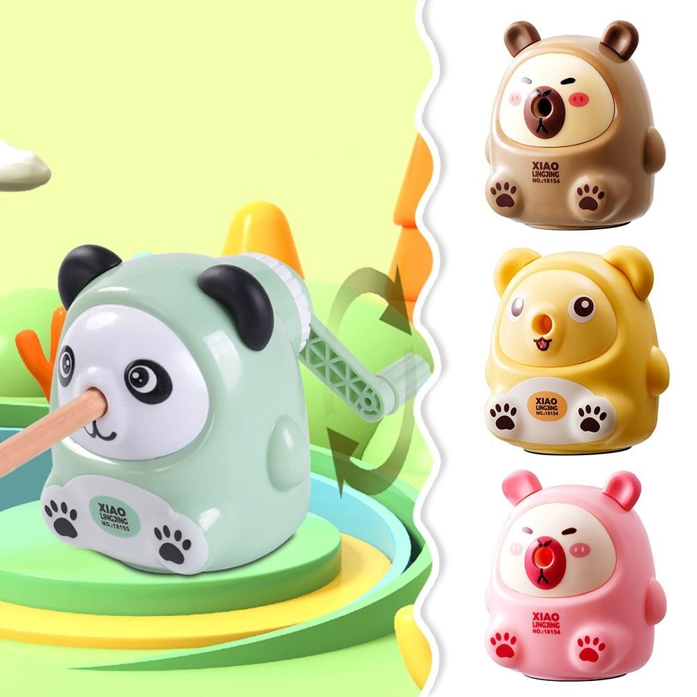 

Capybara/Panda Pencil Sharpener Hand-cranked Anti Sticking Lead Mechanical Pencil Sharpener Pencil Sharpening Tool