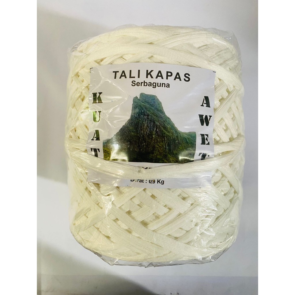 

Tali salaran Tali kapas serbaguna berat 900 gram merk CAP KELUD