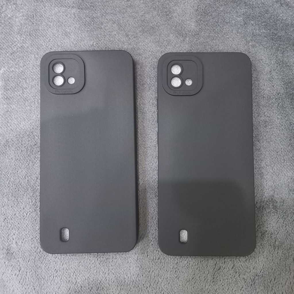 SoftCase Pro Camera Black matte case Realme C20 , Realme C25 , Realme C11 2021 casing hitam polos
