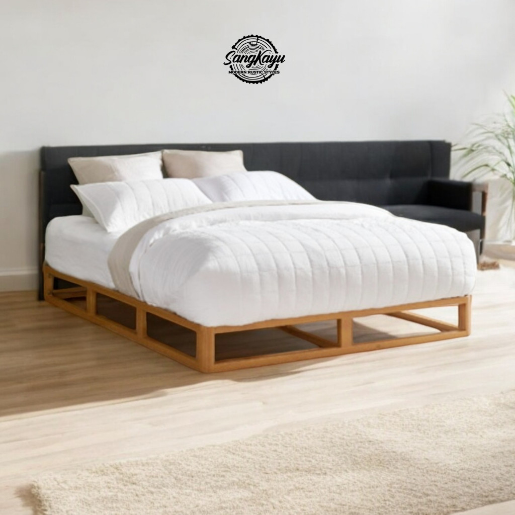 SangKayu Dipan Tempat Tidur Modern Minimalis Divan Kayu Ranjang Kayu Minimalis