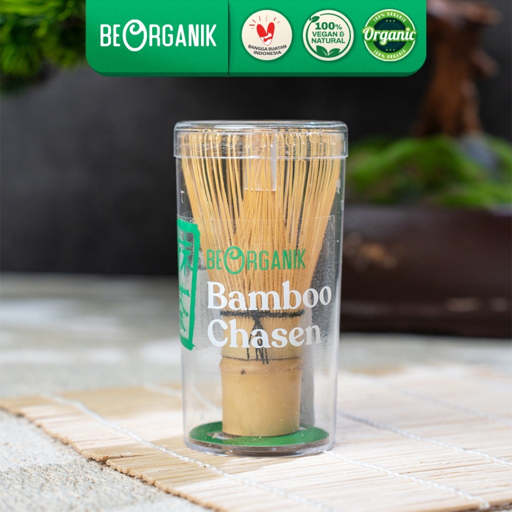 SIRAMPING   Beorganik Bamboo Chasen Original | Whisk Bamboo Matcha Brush | Original Matcha Jepang