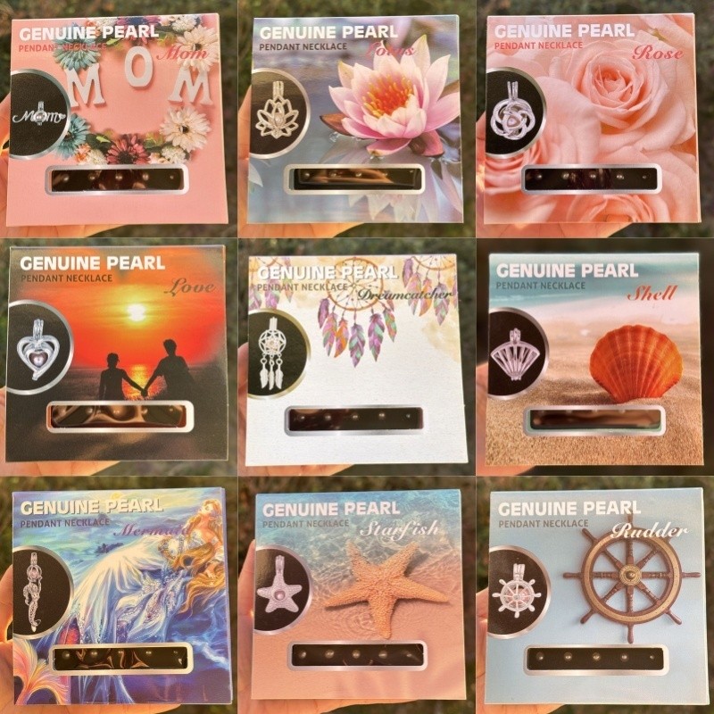 Natural Wish Freshwater Pearl 5 Pearls Pendant Necklace Necklace Gift Box Fashion Jewelry Lucky Gift