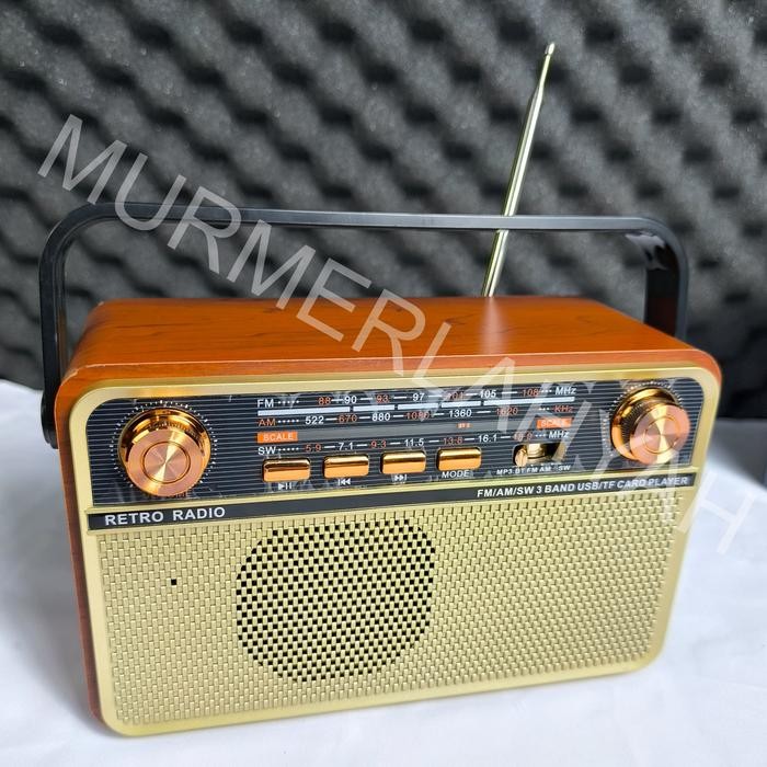 TERLARIS Speaker Model Radio JADUL / FLECO 505T / RADIO JADUL MULTIFUNGSI F-505T  MP3 USB dan SD car