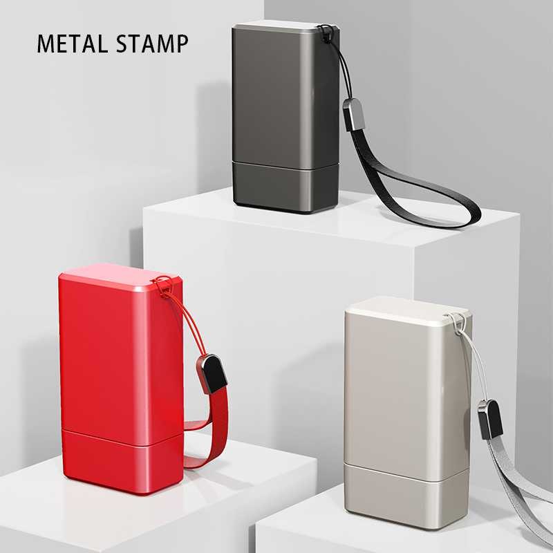 

Metal Case Stamp Personalized Name Kids Stamp Animal Pattern Stamp For Clothes Notebook Markup Carimbos Personalizavel