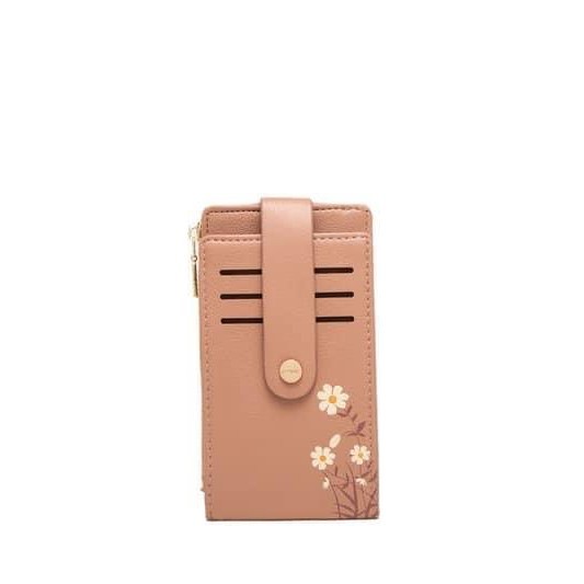 NOYA CARD HOLDER - dompet kartu wanita - Dusty Pink