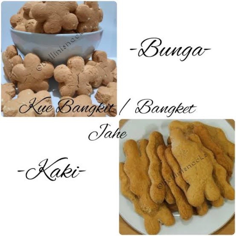 

KUE JAHE COOKIES 1 KG (KUE BANGKET JAHE / BANGKIT RINTA KEMBANG) 1 KG